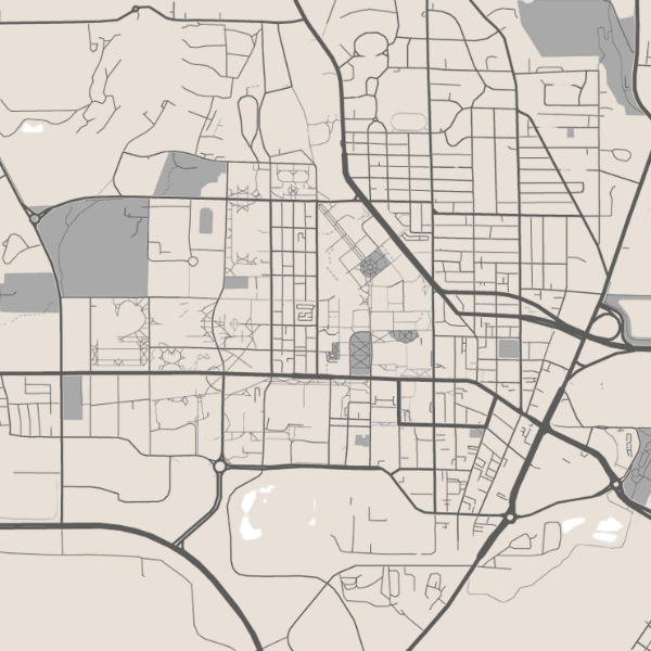 West Lafayette, Indiana S. Brown Construction Service Area Map