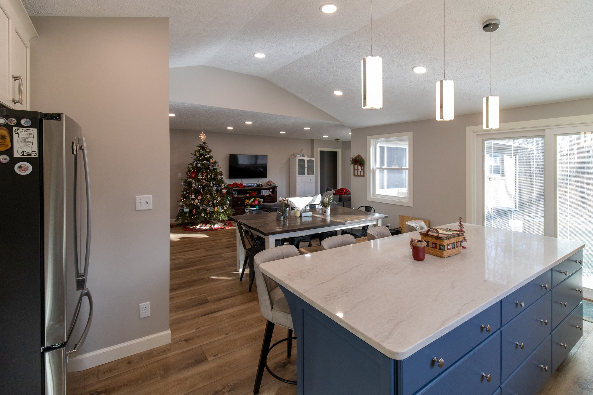 Curwick Kitchen to Dining Room Open Concept Curwick Kitchen to Dining Room Open Concept